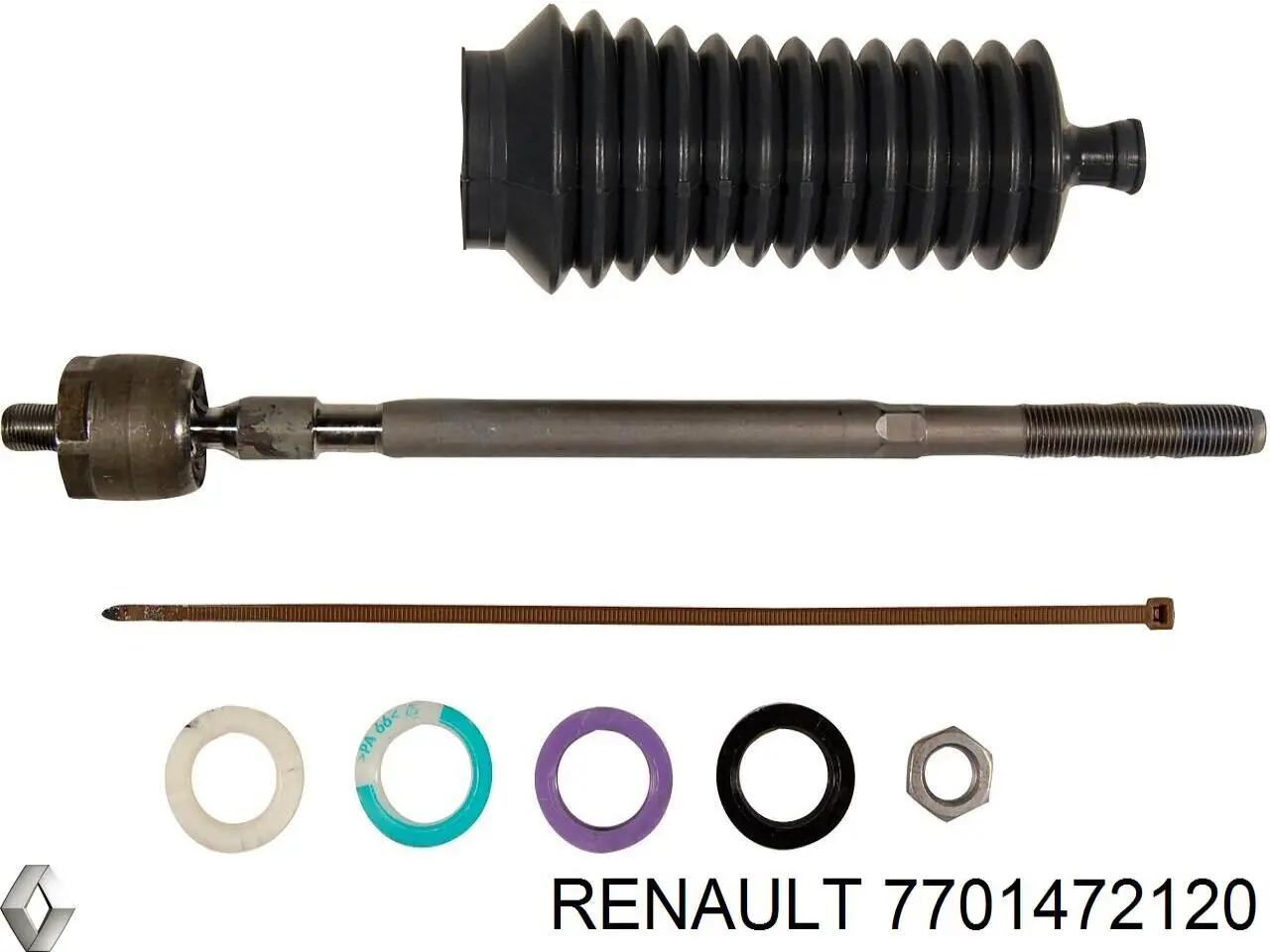 Drążek kierowniczy Renault (RVI) 7701472120 cena, od 14,16 USD