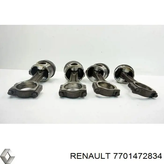 Do koszyka 7701472834 Renault (RVI) Tłok, komplet do jednego cylindru, STD