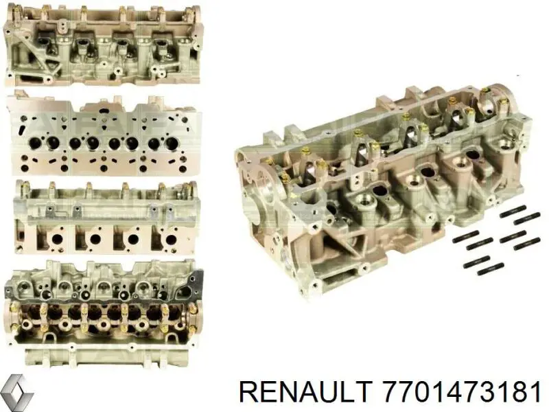 7701473181 Renault (RVI) głowica cylindrów