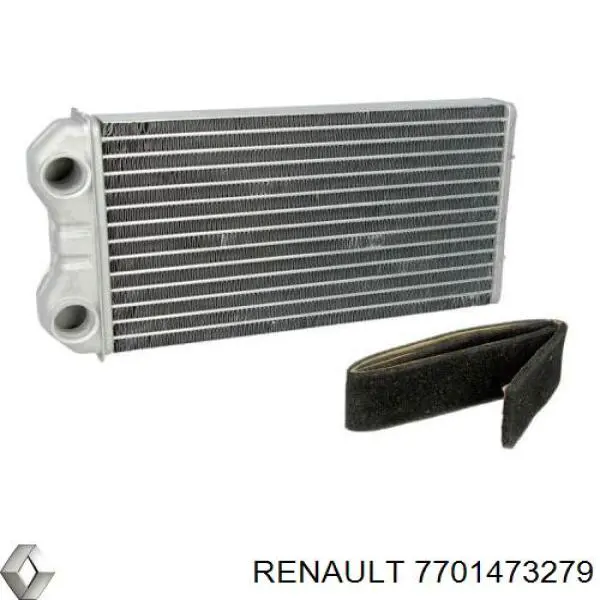 Chłodnica nagrzewnicy (ogrzewacza) Renault (RVI) 7701473279 cena, od 53,34 USD