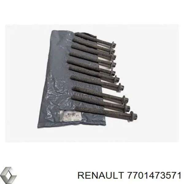 Śruba głowicy cylindrów Renault (RVI) 7701473571 cena, od 37,29 USD