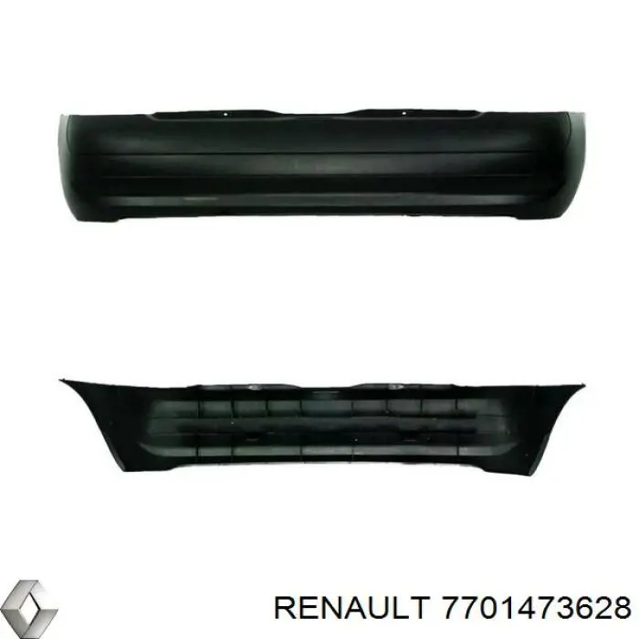 Zderzak tylny Renault (RVI) 7701473628 cena, od 179,02 USD