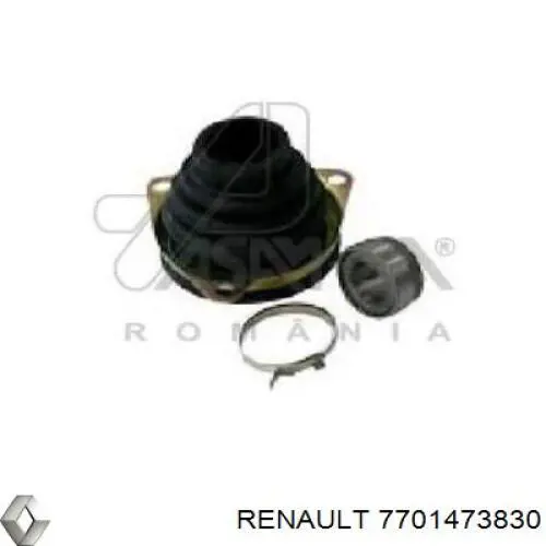 Osłona przegubu homokinetycznego półosi przedniej wewnętrzny lewy Renault (RVI) 7701473830 cena, od 7,60 USD
