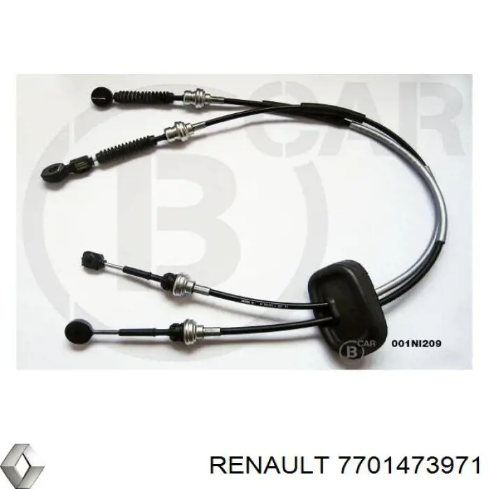 7701473971 Renault (RVI) Linka dźwigni zmiany biegów podwójna