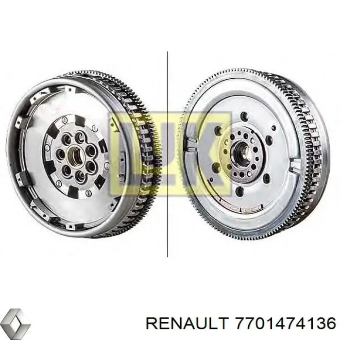 7701474136 Renault (RVI) Koło zamachowe silnika