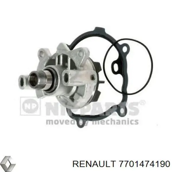 Pompa chłodząca wodna Renault (RVI) 7701474190 cena, od 36,86 USD
