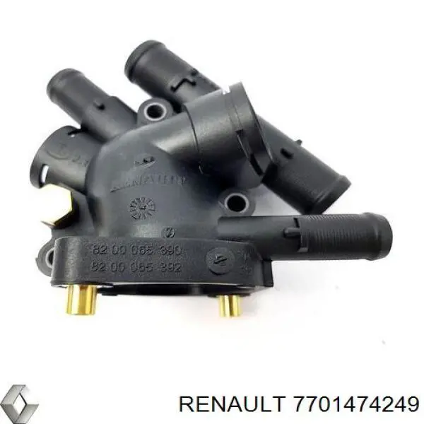 Do koszyka 7701474249 Renault (RVI) Obudowa termostatu