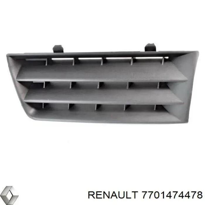 Atrapa chłodnicy Renault (RVI) 7701474478 cena, od 16,81 USD
