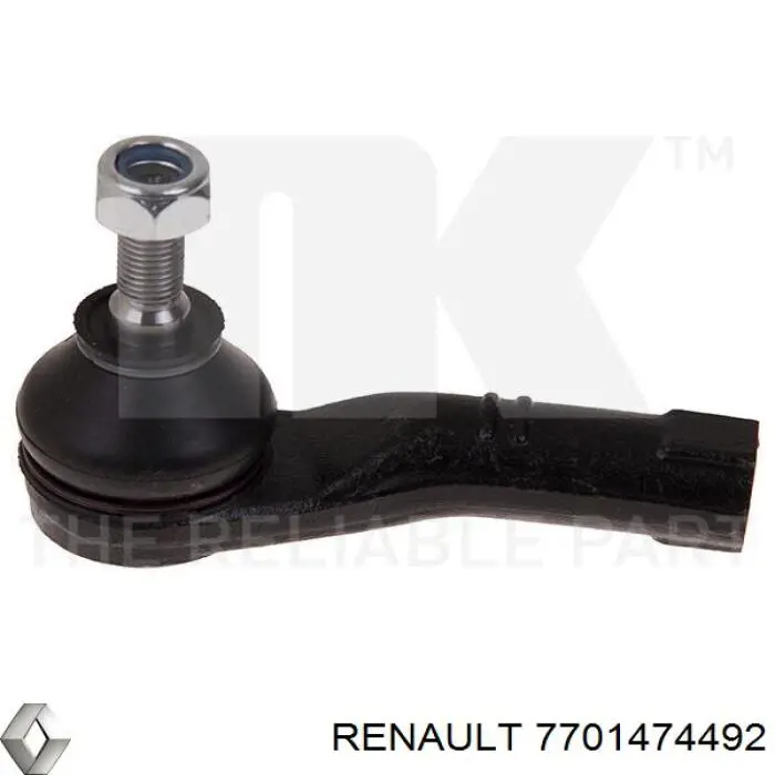 Do koszyka 7701474492 Renault (RVI) Końcówka drążka kierowniczego zewnętrzna