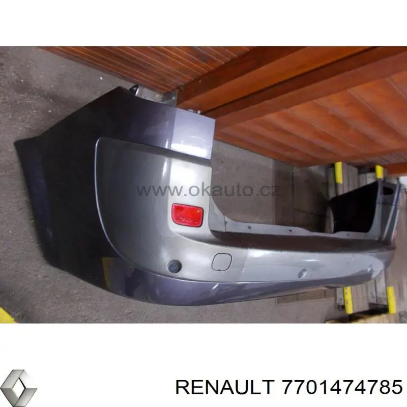 Zderzak tylny Renault (RVI) 7701474785 cena, od 243,47 USD