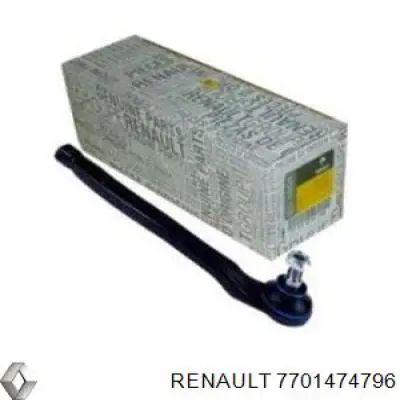 7701474796 Renault (RVI) Końcówka drążka kierowniczego zewnętrzna