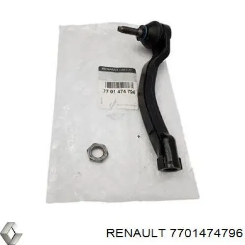 Końcówka drążka kierowniczego zewnętrzna 7701474796 Renault (RVI)