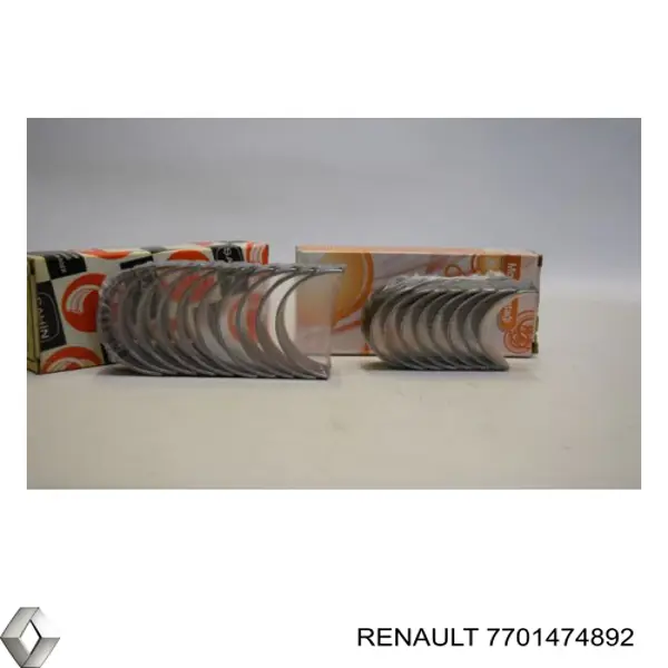 Panewki korbowodowe wału korbowego, zestaw, standardowe (STD) 181038000900 NE/NPR