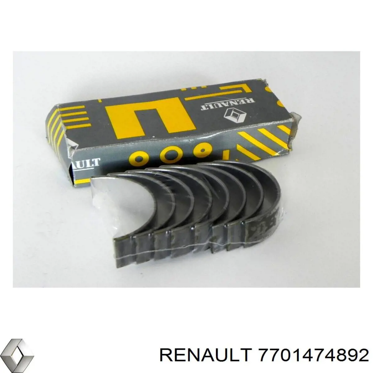 Panewki korbowodowe wału korbowego, zestaw, standardowe (STD) 433813004 SM