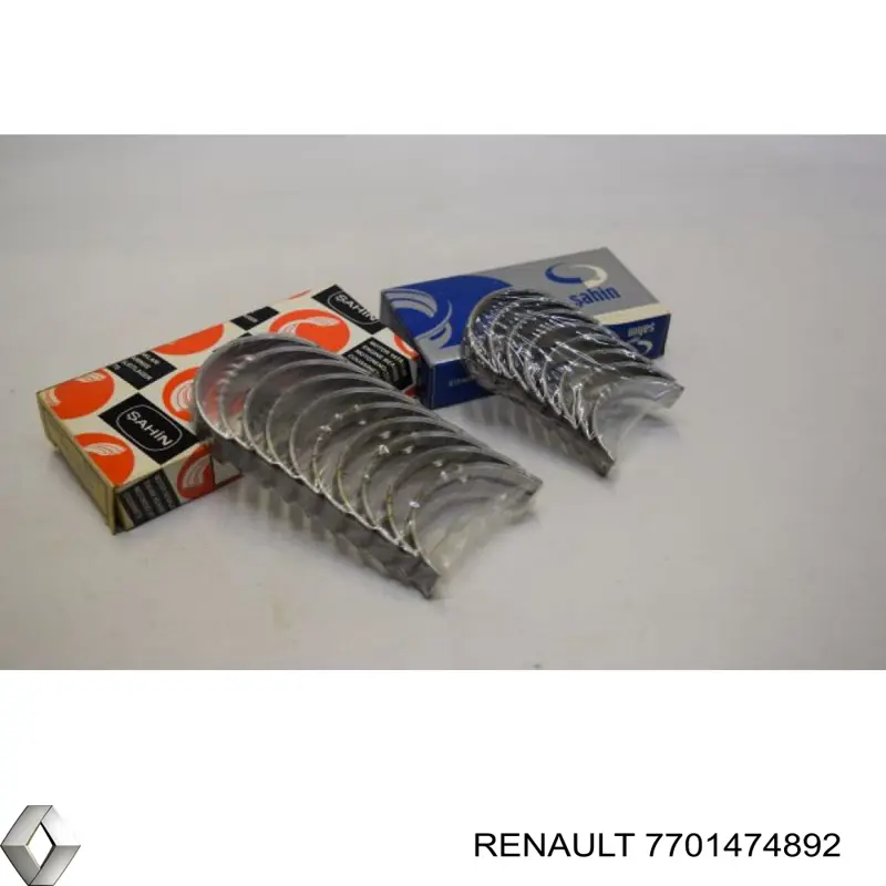 Do koszyka 181038000900 NE/NPR Panewki korbowodowe wału korbowego, zestaw, standardowe (STD)