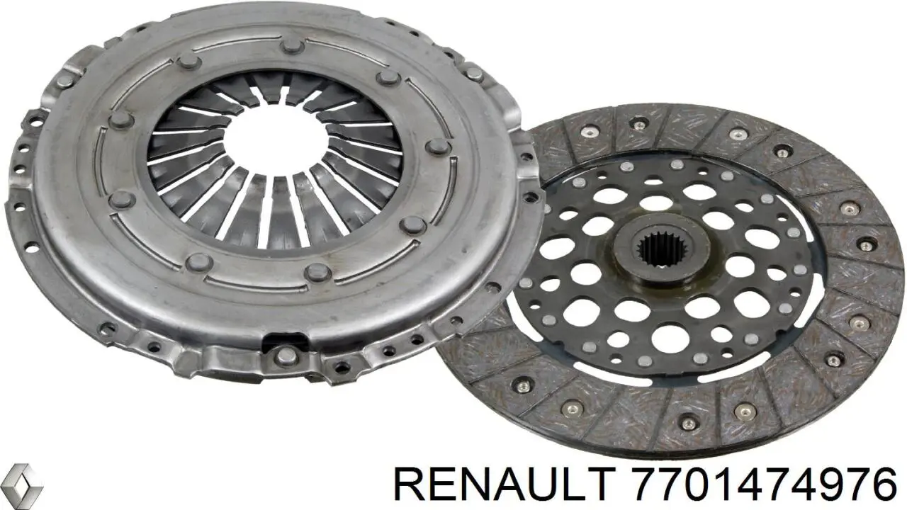 Zestaw sprzęgła (3 części) Renault (RVI) 7701474976 cena, od 95,34 USD