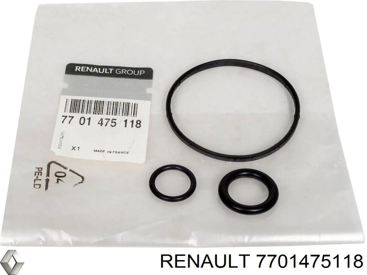 Do koszyka 7701475118 Renault (RVI) Uszczelka chłodnicy oleju