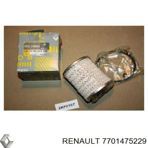 Filtr paliwa Renault (RVI) 7701475229 cena, od 8,00 USD