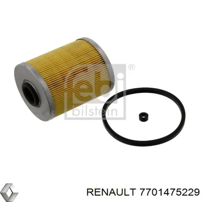 Do koszyka 7701475229 Renault (RVI) Filtr paliwa