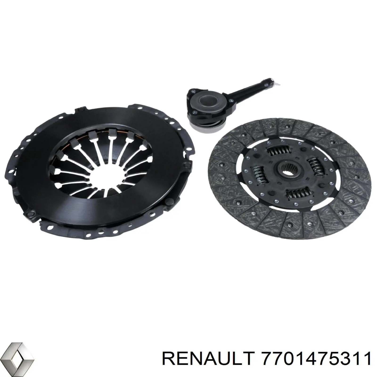 Zestaw sprzęgła (3 części) Renault (RVI) 7701475311 cena, od 121,82 USD