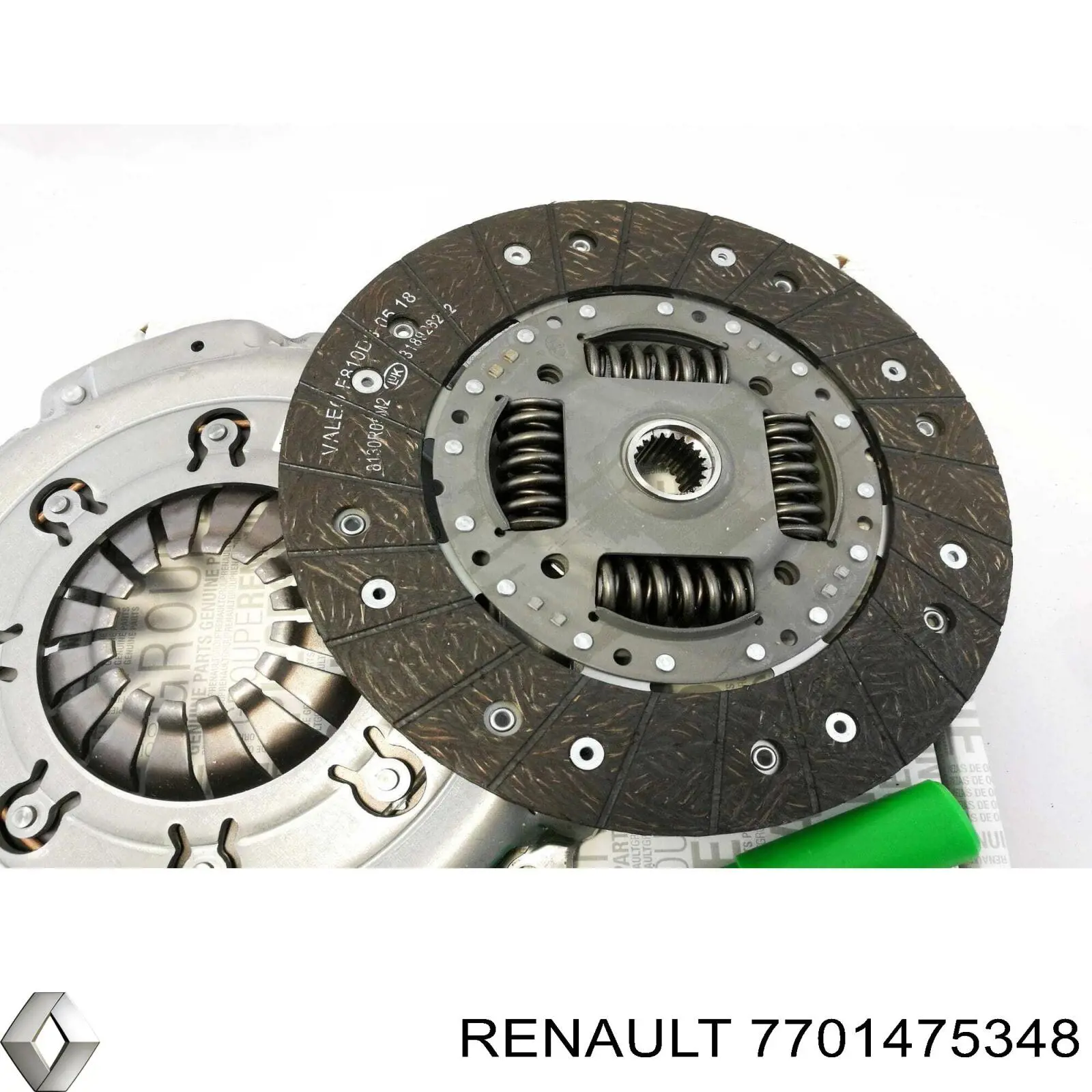 Do koszyka 7701475348 Renault (RVI) Zestaw sprzęgła (3 części)