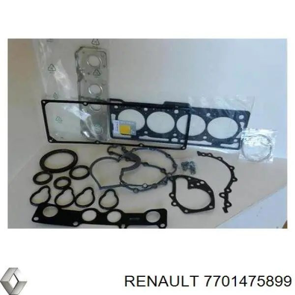 Zestaw uszczelek silnika górny Renault (RVI) 7701475899 cena, od 53,16 USD