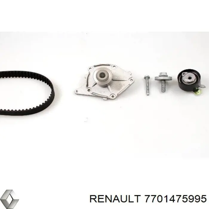 Do koszyka 7701475995 Renault (RVI) Pompa chłodząca wodna