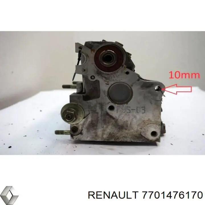 Do koszyka 7701476170 Renault (RVI) Głowica cylindrów