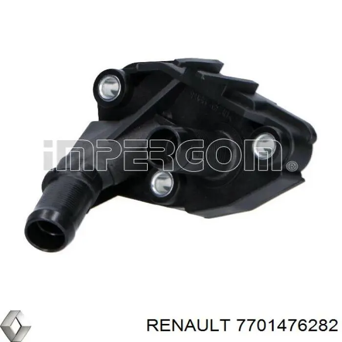 Kołnierz układu chłodzenia (trójnik) 7701476282 Renault (RVI)