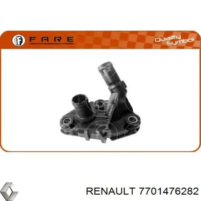 Do koszyka 7701476282 Renault (RVI) Kołnierz układu chłodzenia (trójnik)