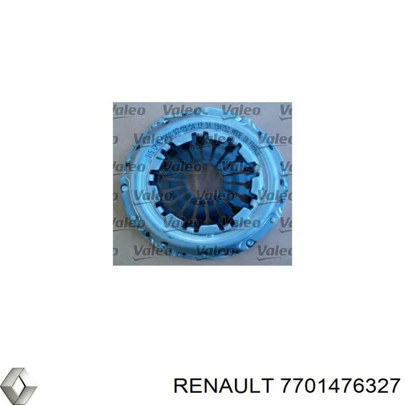 Do koszyka 7701476327 Renault (RVI) Zestaw sprzęgła (3 części)