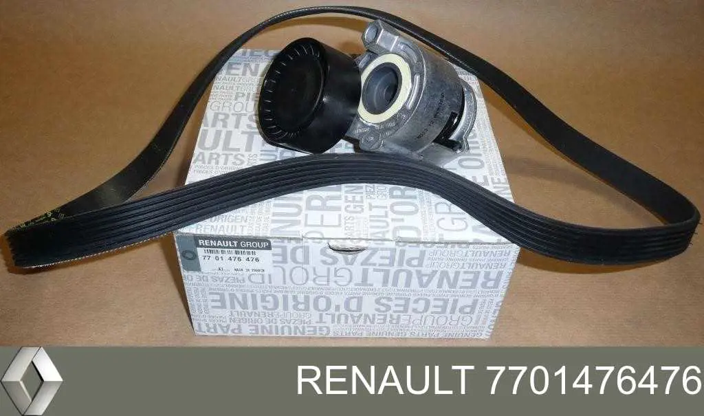 7701476476 Renault (RVI) Pasek napędowy mechanizmów, zestaw