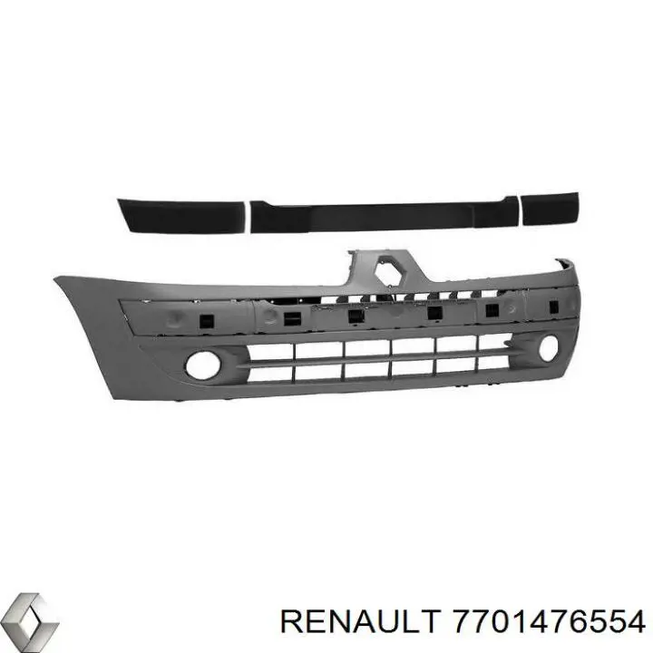 Zderzak przedni Renault (RVI) 7701476554 cena, od 161,74 USD