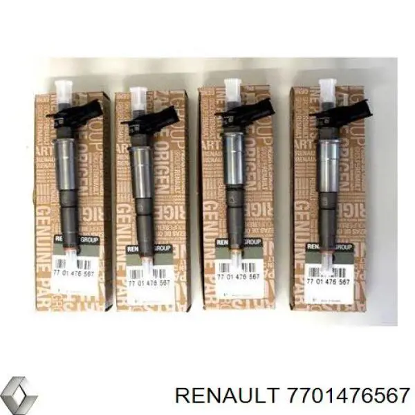 Wtryskiwacz paliwa 7701476567 Renault (RVI)