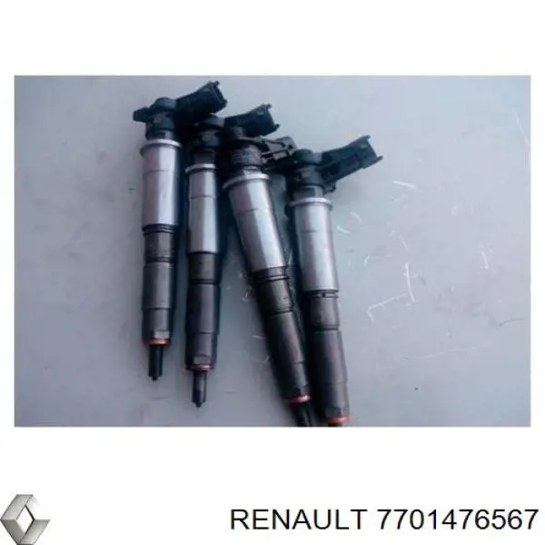 Wtryskiwacz paliwa 7701476567 Renault (RVI)