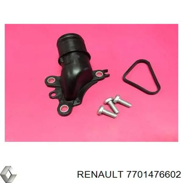 Kołnierz układu chłodzenia (trójnik) Renault (RVI) 7701476602 cena, od 13,47 USD