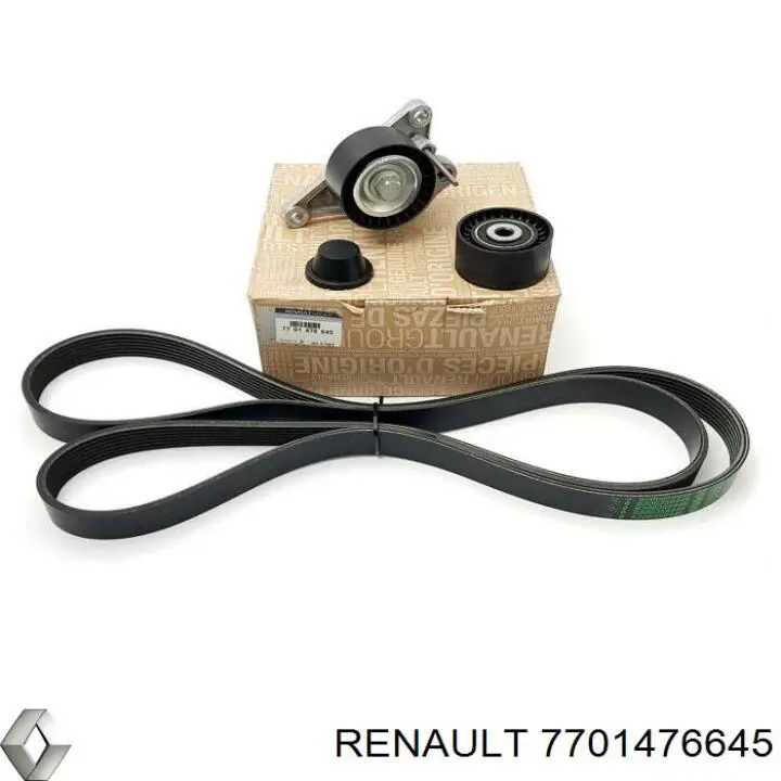 7701476645 Renault (RVI) Pasek napędowy mechanizmów, zestaw