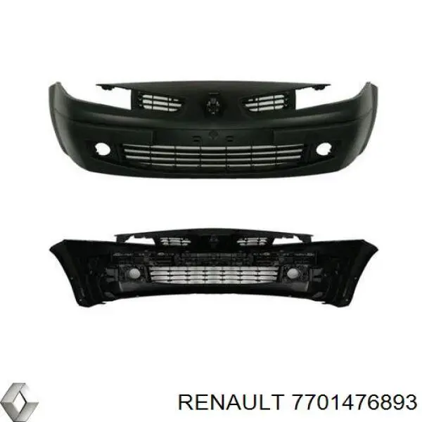 Atrapa chłodnicy Renault (RVI) 7701476893 cena, od 33,43 USD