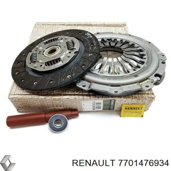Zestaw sprzęgła (3 części) Renault (RVI) 7701476934 cena, od 122,89 USD