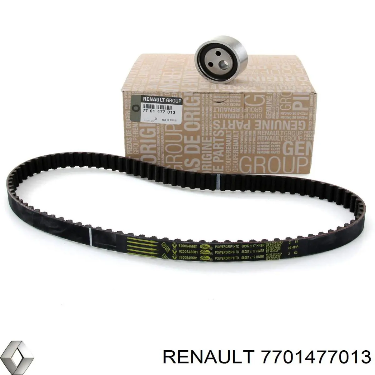 8671018735 Renault (RVI) Pasek rozrządu, zestaw
