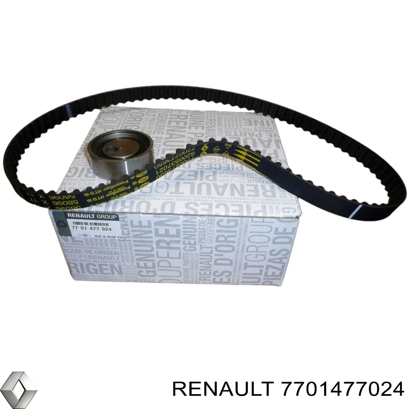 Pasek rozrządu, zestaw 7701477024 Renault (RVI)
