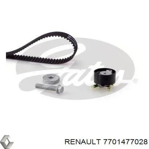 Pasek rozrządu, zestaw Renault (RVI) 7701477028 cena, od 76,97 USD