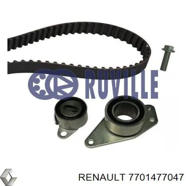 Pasek rozrządu, zestaw Renault (RVI) 7701477047 cena, od 128,82 USD