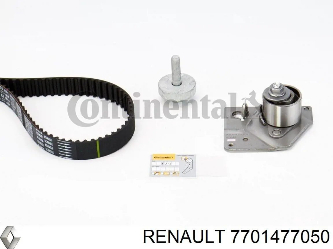 Rolka napinacza paska rozrządu Renault (RVI) 7701477050 cena, od 57,01 USD