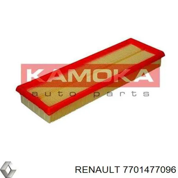 Do koszyka 7701477096 Renault (RVI) Filtr powietrza