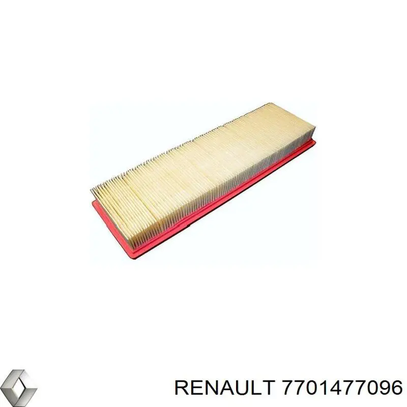 Do koszyka 7701477096 Renault (RVI) Filtr powietrza