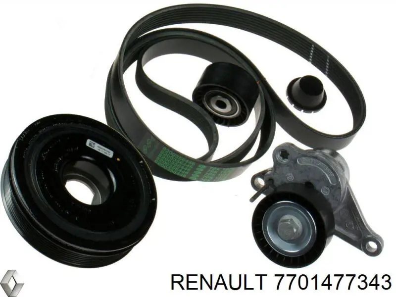 Pasek napędowy mechanizmów, zestaw Gates K037PK1705