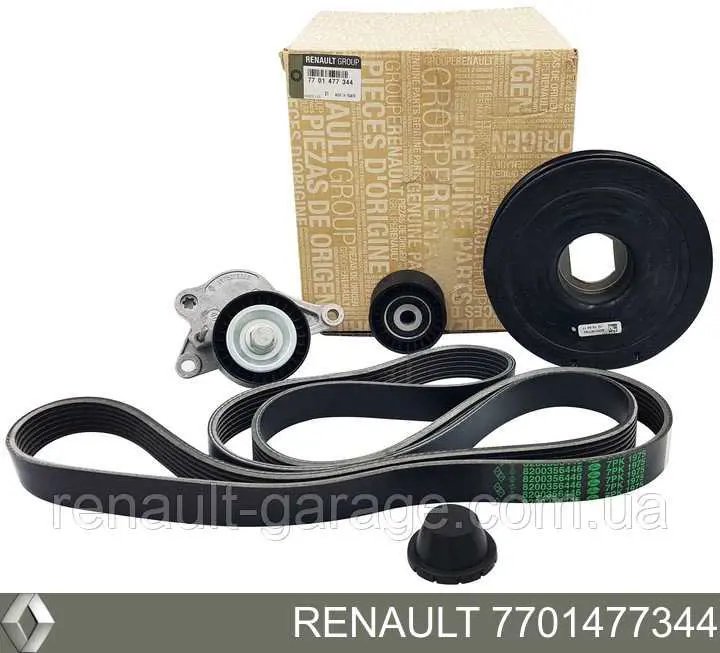 7701477344 Renault (RVI) Pasek napędowy mechanizmów, zestaw