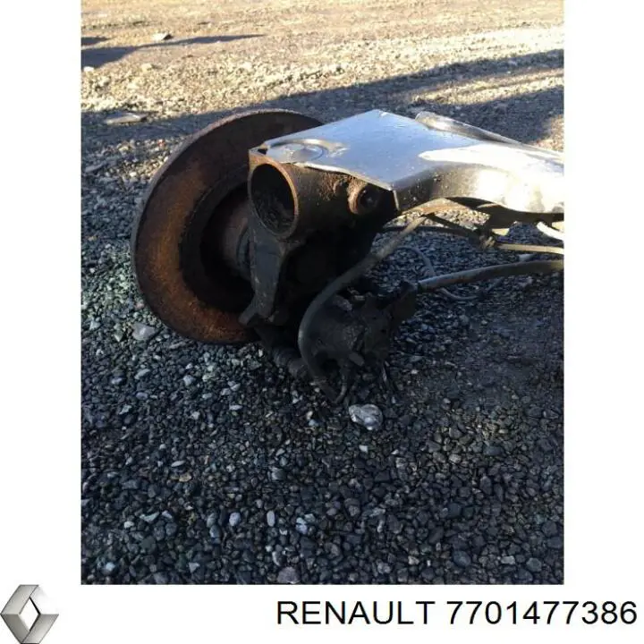  Korpus osi tylnej Renault Clio 