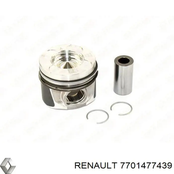 Do koszyka 7701477439 Renault (RVI) Tłok, komplet do jednego cylindru, STD